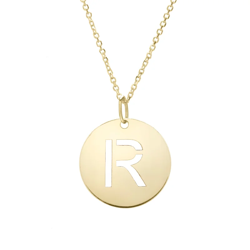 Luxury Meets Affordability – Jewelry Sale Now Live Sale Event, Prices Rock 14K Gold Disc Initial R Necklace Luxury Meets Affordability – Jewelry Sale Now Live Sale Event, Prices Rock 14K Gold Disc Initial R Necklace