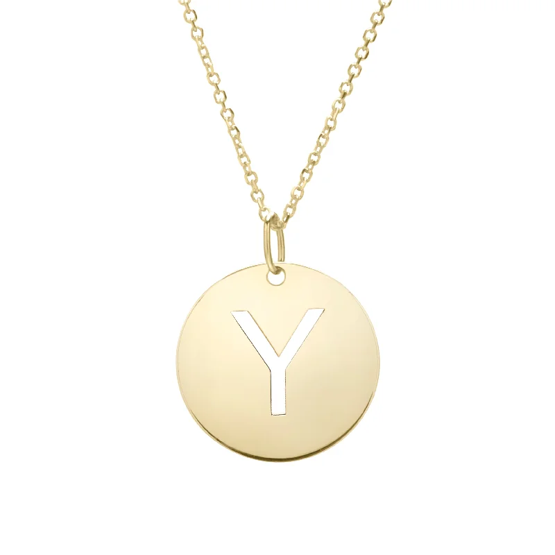 Limited-Stock Jewelry Sale – Once It's Gone, It's Gone Browse Our Top Products 14K Gold Disc Initial Y Necklace Limited-Stock Jewelry Sale – Once It's Gone, It's Gone Browse Our Top Products 14K Gold Disc Initial Y Necklace