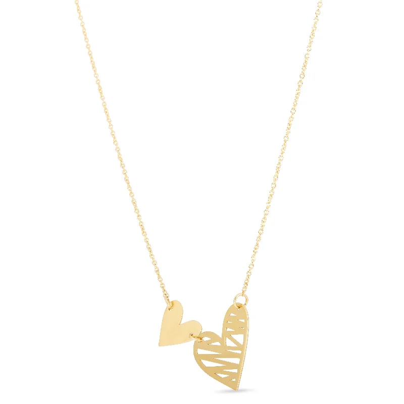 The Ultimate Jewelry Sale – Shop Premium Styles Trendy Pulse 14K Gold Double Scribbles Heart Necklace The Ultimate Jewelry Sale – Shop Premium Styles Trendy Pulse 14K Gold Double Scribbles Heart Necklace