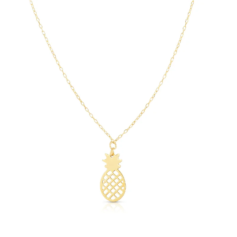 Shop High-Quality Jewelry At Jaw-Dropping Discounts Best-Sellers 14K Gold Pineapple Necklace Shop High-Quality Jewelry At Jaw-Dropping Discounts Best-Sellers 14K Gold Pineapple Necklace