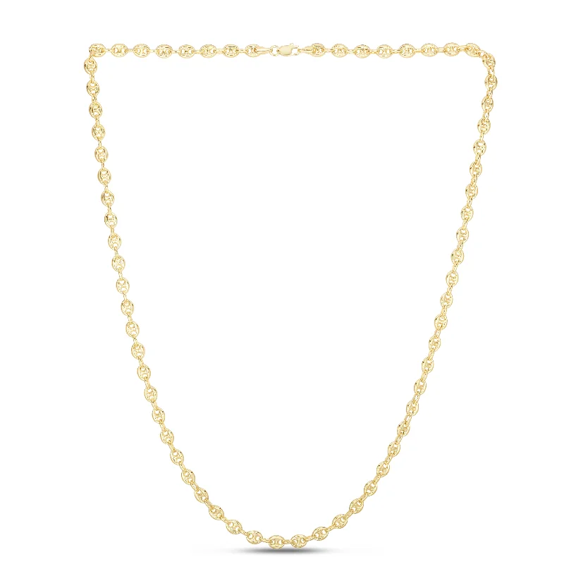 Flash Sale On Exquisite Jewelry – Don't Miss Out Hot Sale 14K Gold Puffed Mariner Chain Flash Sale On Exquisite Jewelry – Don't Miss Out Hot Sale 14K Gold Puffed Mariner Chain