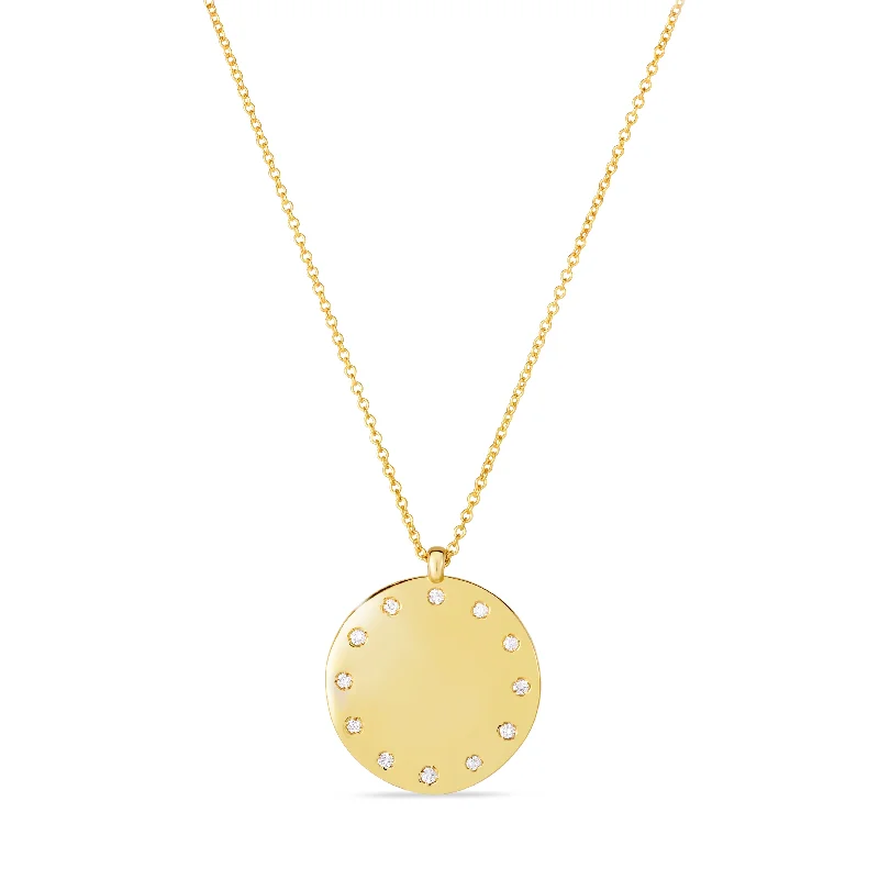 Sparkle For Less – Shop Our Limited-Time Jewelry Deals Unleash Your Style 14K Gold Small Diamond Dial Necklace Sparkle For Less – Shop Our Limited-Time Jewelry Deals Unleash Your Style 14K Gold Small Diamond Dial Necklace
