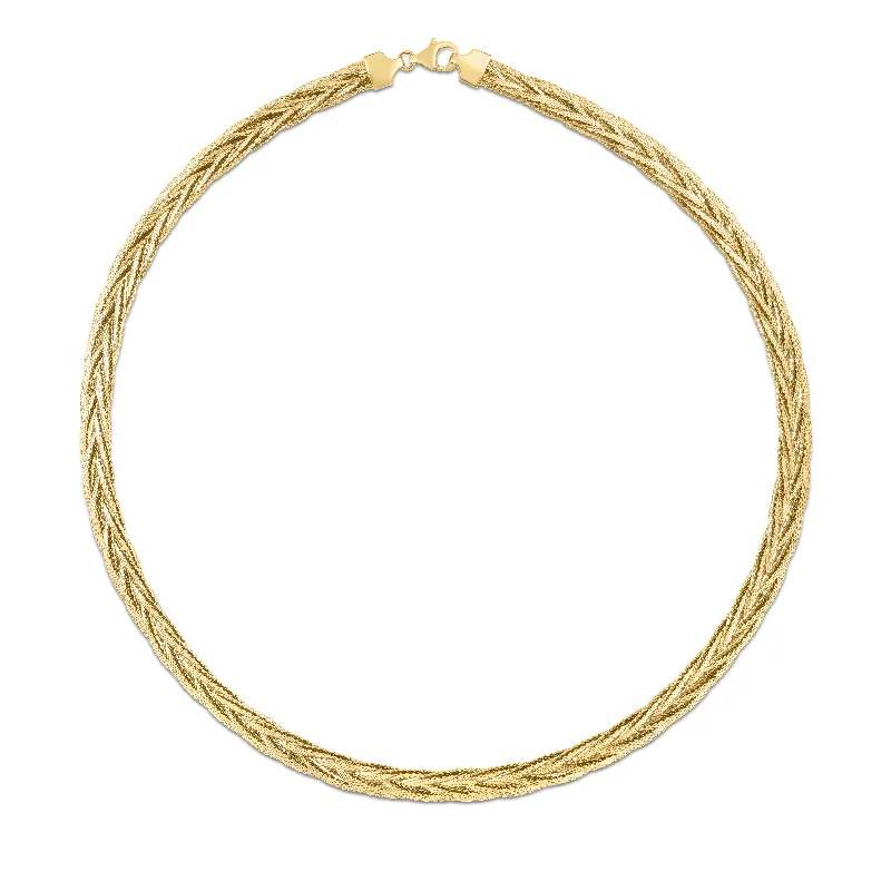 Shop Stylish Jewelry Now And Save Big Shop Sales 14K Rapunzel Woven Chain