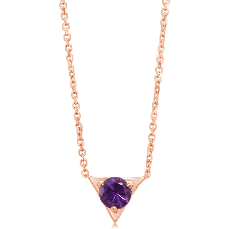 Dazzle With Discounts – Shop Jewelry On Sale Special Offers 14K Rose Gold Amethyst Neckpiece Dazzle With Discounts – Shop Jewelry On Sale Special Offers 14K Rose Gold Amethyst Neckpiece