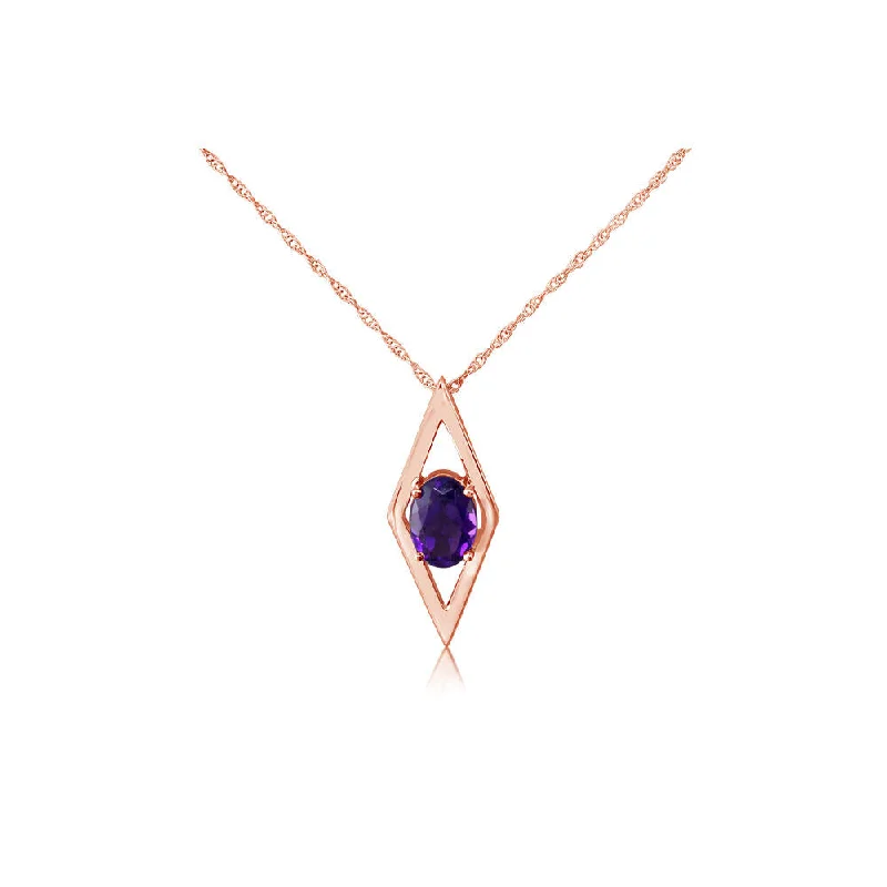 Best Jewelry Sale Prices – Limited-Time Offer Get The Latest Trends 14K Rose Gold Amethyst Pendant Best Jewelry Sale Prices – Limited-Time Offer Get The Latest Trends 14K Rose Gold Amethyst Pendant