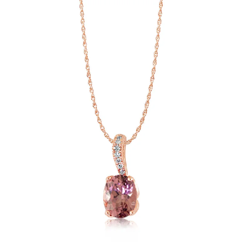 Affordable Luxury Jewelry For Every Occasion New Season Fashion Preview Sale 14K Rose Gold Lotus Garnet/Diamond Pendant Affordable Luxury Jewelry For Every Occasion New Season Fashion Preview Sale 14K Rose Gold Lotus Garnet/Diamond Pendant