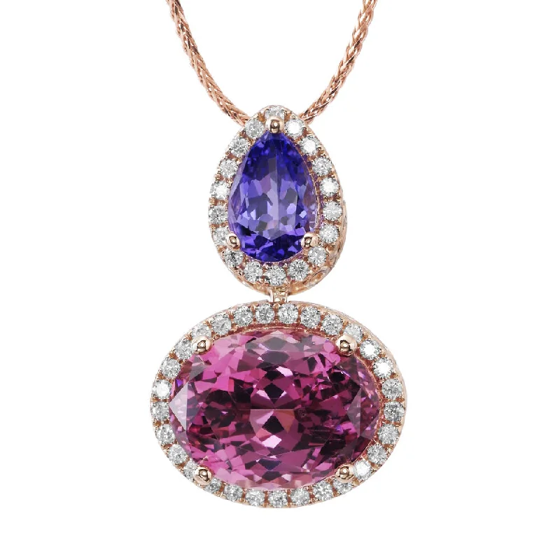 Trending Jewelry Styles Now At Limited-Time Discounts Unbeatable Deals 14K Rose Gold Purple Garnet/Tanzanite/Diamond Pendant Trending Jewelry Styles Now At Limited-Time Discounts Unbeatable Deals 14K Rose Gold Purple Garnet/Tanzanite/Diamond Pendant
