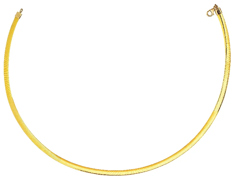 Huge Savings On Premium Jewelry Styles Big Savings 14K & Silver Reversible Omega Basic Chain Huge Savings On Premium Jewelry Styles Big Savings 14K & Silver Reversible Omega Basic Chain