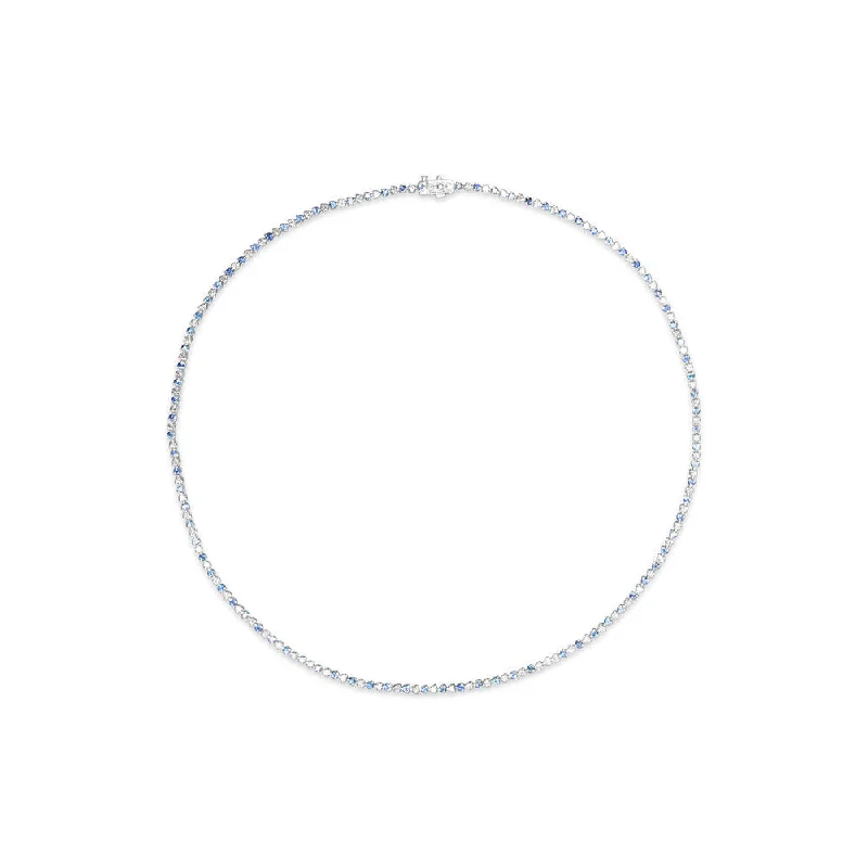 Jewelry Deals That Outshine The Rest Snag Fabulous Fashion Bargains 14K White Gold Blue Sapphire/Diamond Neckpiece Jewelry Deals That Outshine The Rest Snag Fabulous Fashion Bargains 14K White Gold Blue Sapphire/Diamond Neckpiece
