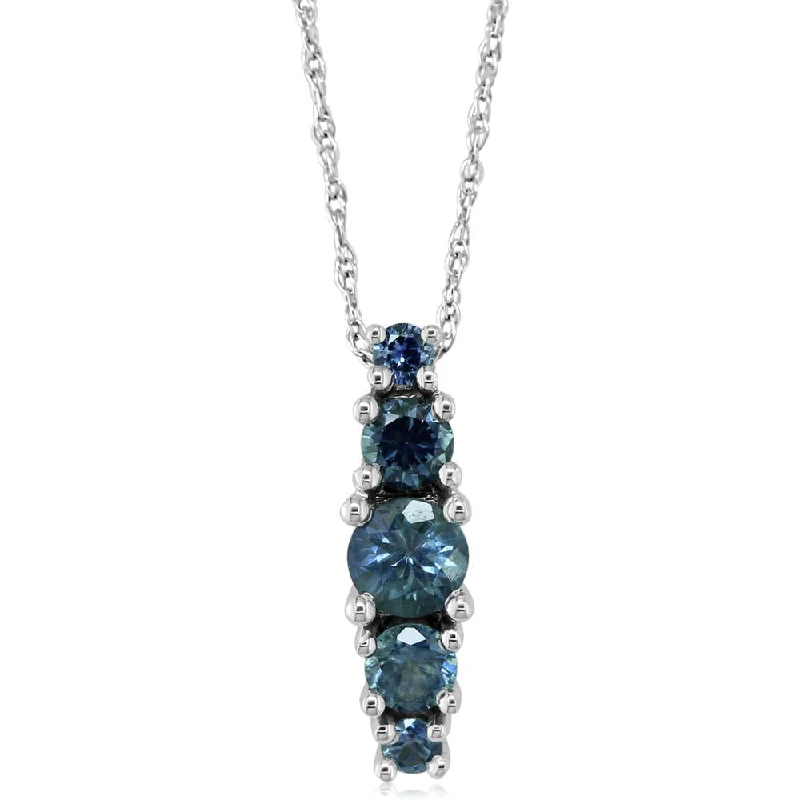 Exclusive Jewelry Offers – Sparkle For Less Spring Offer 14K White Gold Montana Sapphire Pendant Exclusive Jewelry Offers – Sparkle For Less Spring Offer 14K White Gold Montana Sapphire Pendant