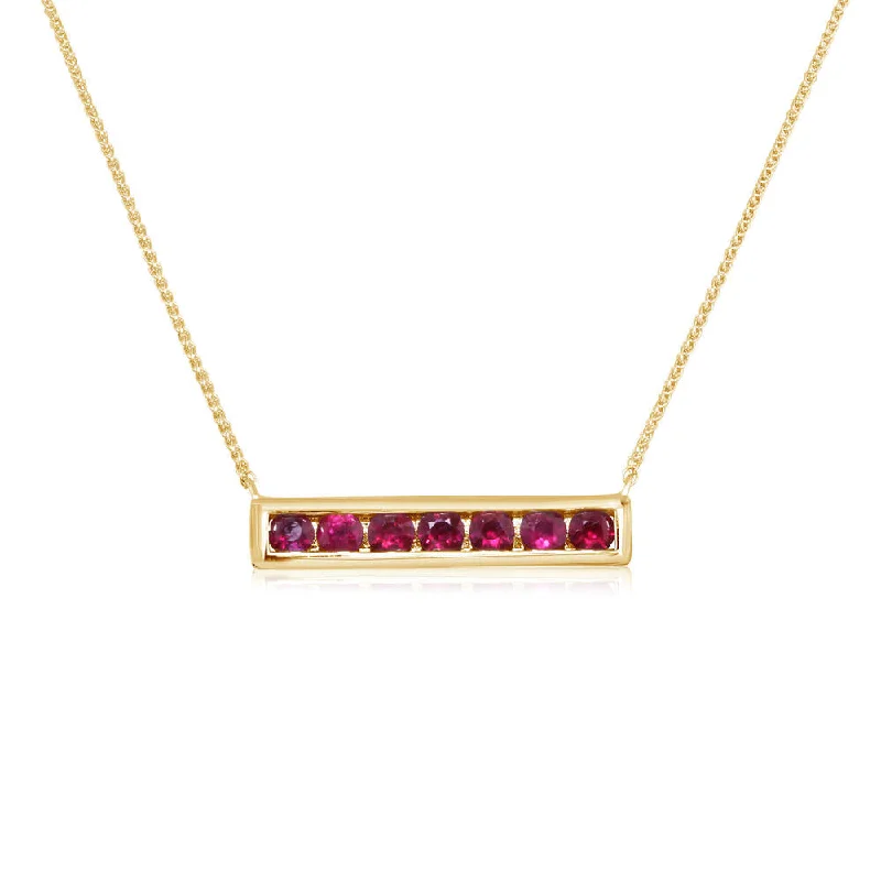 Modern Jewelry At Exclusive Discounts – Shop Today New Season Fashion Preview Sale 14K Yellow Gold Ruby Neckpiece Modern Jewelry At Exclusive Discounts – Shop Today New Season Fashion Preview Sale 14K Yellow Gold Ruby Neckpiece