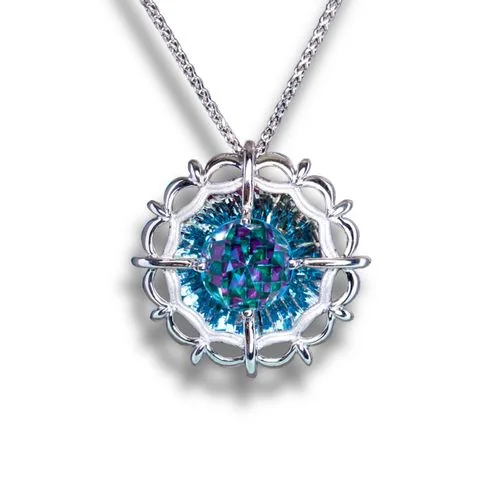 Shop Modern Jewelry Collections With Exclusive Discounts Chic Styles Blue Topaz Pendant in 14k White Gold Shop Modern Jewelry Collections With Exclusive Discounts Chic Styles Blue Topaz Pendant in 14k White Gold