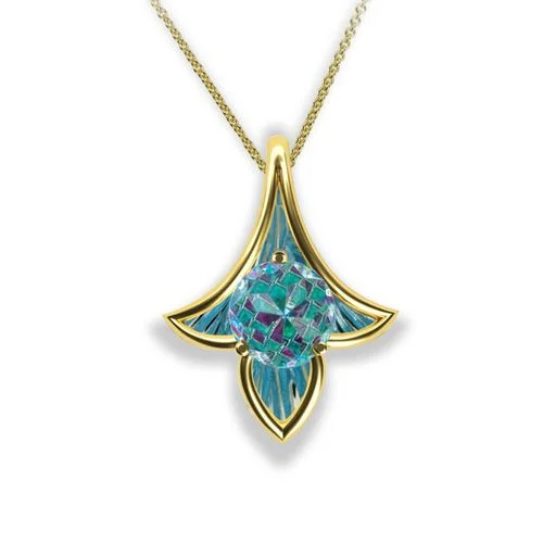 Bold And Beautiful Jewelry Now At Irresistible Prices Trendy Styles Blue Topaz, Ruby & Emerald Pendant in 14k Bold And Beautiful Jewelry Now At Irresistible Prices Trendy Styles Blue Topaz, Ruby & Emerald Pendant in 14k