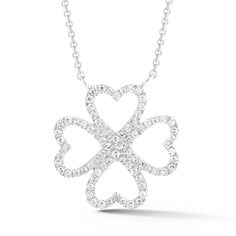 Exclusive Online Discounts On Stylish Jewelry Sophisticated Fashion "Lucky in Love" Diamond Clover Heart Necklace/Pendant in 14k Exclusive Online Discounts On Stylish Jewelry Sophisticated Fashion "Lucky in Love" Diamond Clover Heart Necklace/Pendant in 14k