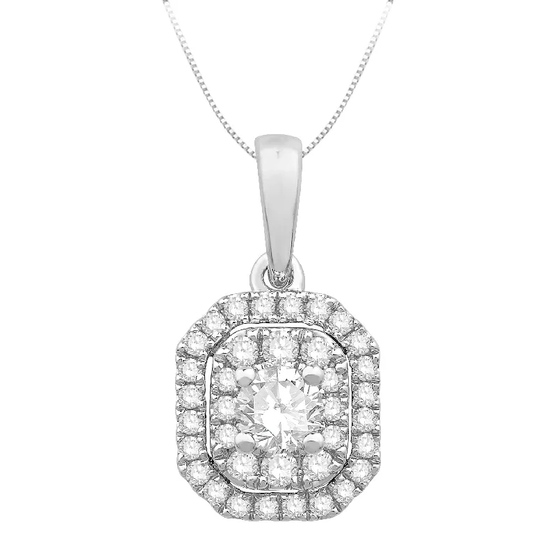 Shop Elegant Jewelry At Unbeatable Prices Urban Fashion Diamond Halo Pendant