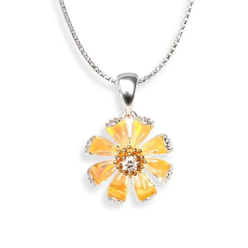 Get The Sparkle You Love At Prices You Adore Exclusive Sale Daisy Opal & Diamond Pendant in 14k & Silver Get The Sparkle You Love At Prices You Adore Exclusive Sale Daisy Opal & Diamond Pendant in 14k & Silver