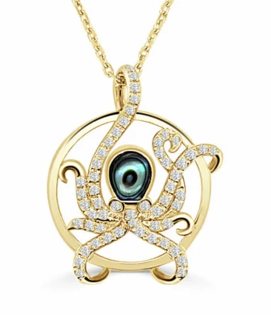 Jewelry Flash Sale – Stylish Designs At Unbeatable Rates Fashion-Forward Diamond Octopus Pendant in 14k Yellow Gold Jewelry Flash Sale – Stylish Designs At Unbeatable Rates Fashion-Forward Diamond Octopus Pendant in 14k Yellow Gold