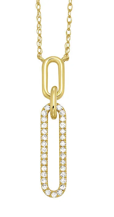 Dainty Floral Jewelry For Feminine Elegance Fashion Essentials Diamond Paperclip Pendant Dainty Floral Jewelry For Feminine Elegance Fashion Essentials Diamond Paperclip Pendant
