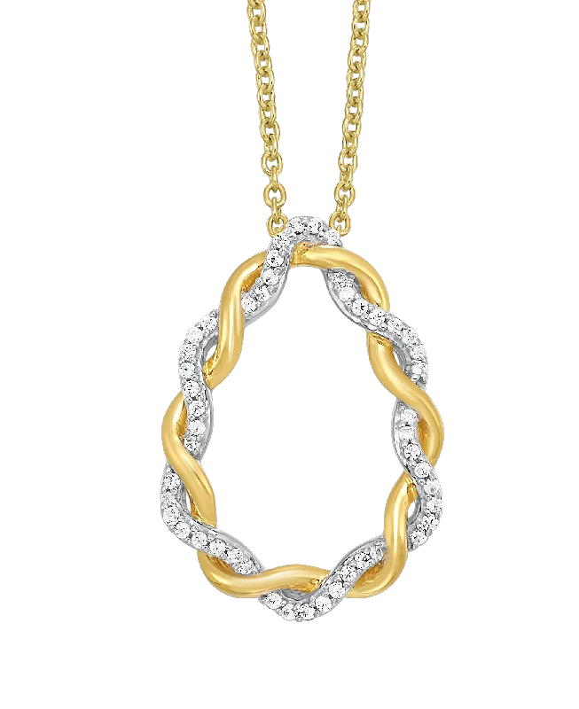 Best Jewelry Deals – Premium Quality At Exclusive Discounts Fashion Forward, Function First Entwined in Love Teardrop Circle Diamond Necklace Best Jewelry Deals – Premium Quality At Exclusive Discounts Fashion Forward, Function First Entwined in Love Teardrop Circle Diamond Necklace