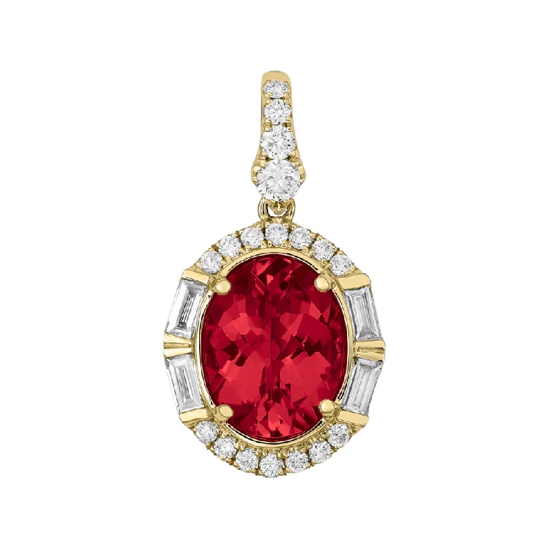 Trending Jewelry Now At Unbeatable Prices Chic & Cozy Collection Garnet & Baguette Diamond Pendant Trending Jewelry Now At Unbeatable Prices Chic & Cozy Collection Garnet & Baguette Diamond Pendant