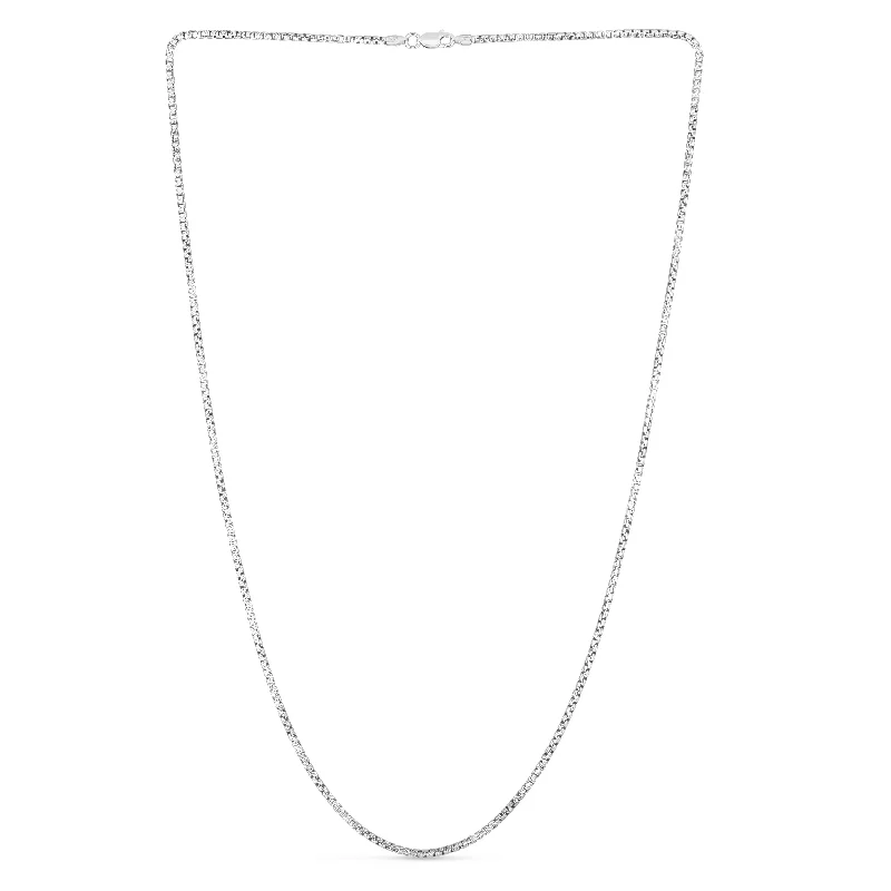 Exclusive Jewelry Sale – Limited-Time Discounts Modern Chic Discounts Sterling Silver 1.9mm Rockstar Cut Round Box Chain Exclusive Jewelry Sale – Limited-Time Discounts Modern Chic Discounts Sterling Silver 1.9mm Rockstar Cut Round Box Chain