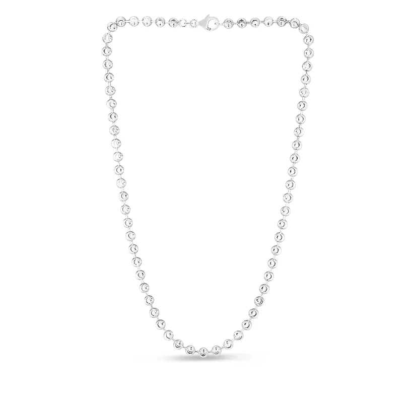 Shine In Style – Shop Jewelry Discounts Today Hot Trends Sterling Silver 5mm Moon-cut Bead Chain Shine In Style – Shop Jewelry Discounts Today Hot Trends Sterling Silver 5mm Moon-cut Bead Chain