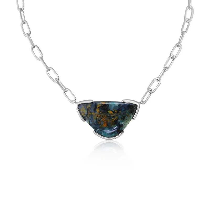 Luxury Meets Affordability – Jewelry Sale Now Live Mega Sales Sterling Silver Indonesian Opal Neckpiece
