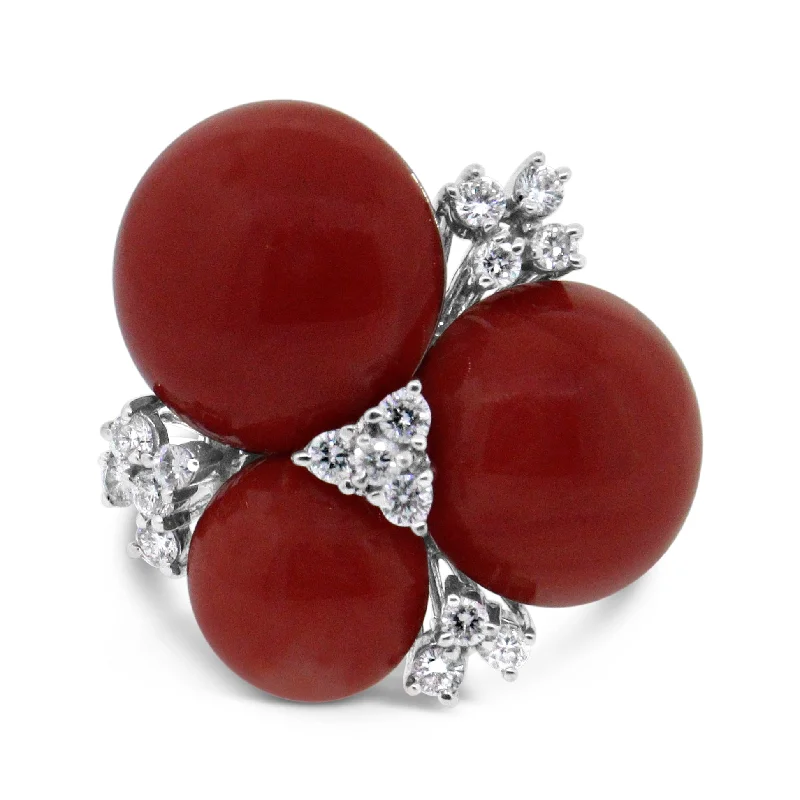 Timeless Jewelry Styles At Wallet-Friendly Prices Huge Markdowns Damiani Coral and Diamond Ring Timeless Jewelry Styles At Wallet-Friendly Prices Huge Markdowns Damiani Coral and Diamond Ring