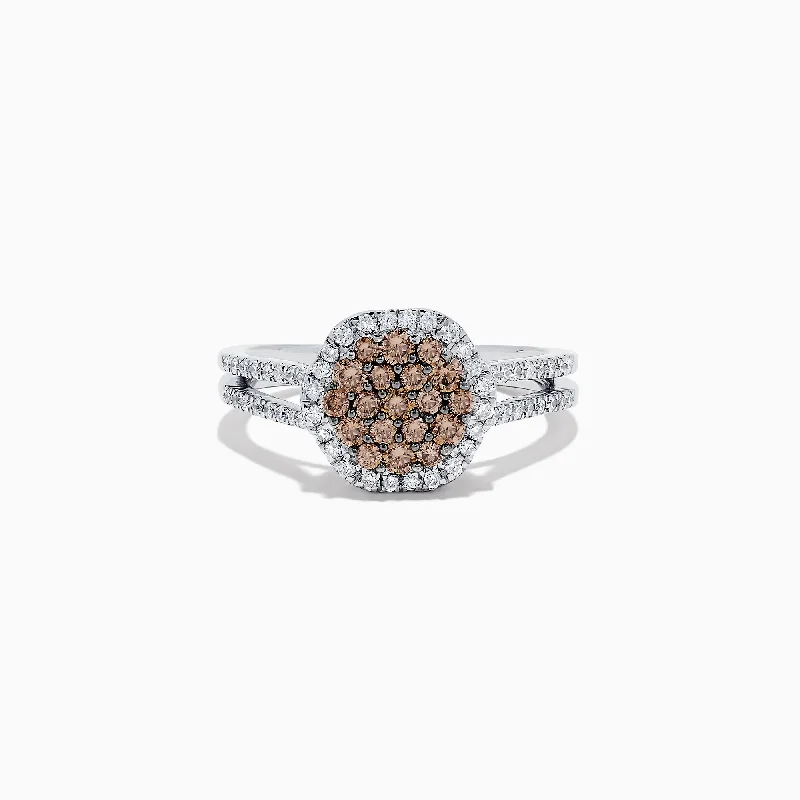 Elegant Jewelry Styles At Budget-Friendly Prices Top Brand Discounts 14K White Gold Espresso and White Diamond Ring, 1.50 TCW Elegant Jewelry Styles At Budget-Friendly Prices Top Brand Discounts 14K White Gold Espresso and White Diamond Ring, 1.50 TCW