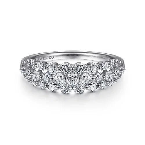 Sparkle More For Less – Jewelry Sale Happening Now Casual Chic Deals 14K White Gold Multi Row Diamond Ring Sparkle More For Less – Jewelry Sale Happening Now Casual Chic Deals 14K White Gold Multi Row Diamond Ring