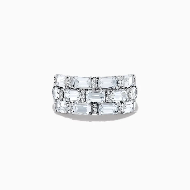Grab Exquisite Jewelry At The Lowest Prices Sustainable Fashion Extravaganza 14K White Gold White Sapphire and Diamond Ring Grab Exquisite Jewelry At The Lowest Prices Sustainable Fashion Extravaganza 14K White Gold White Sapphire and Diamond Ring