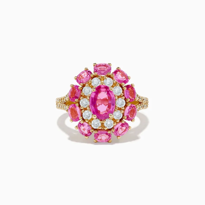Shop Signature Jewelry Styles At Exclusive Prices Must Haves 14K Yellow Gold Pink Sapphire and Diamond Ring Shop Signature Jewelry Styles At Exclusive Prices Must Haves 14K Yellow Gold Pink Sapphire and Diamond Ring