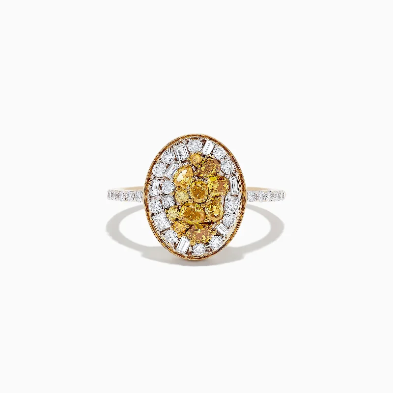 Exclusive Jewelry Sale – Grab Timeless Pieces Now Limited Time Offer 14K Yellow Gold Yellow and White Diamond Ring, 1.15 TCW Exclusive Jewelry Sale – Grab Timeless Pieces Now Limited Time Offer 14K Yellow Gold Yellow and White Diamond Ring, 1.15 TCW