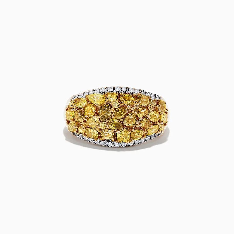 Limited-Time Jewelry Discounts – Shine Without The Splurge Explore What'S New 14K Yellow Gold Yellow and White Diamond Ring, 3.00 TCW Limited-Time Jewelry Discounts – Shine Without The Splurge Explore What'S New 14K Yellow Gold Yellow and White Diamond Ring, 3.00 TCW