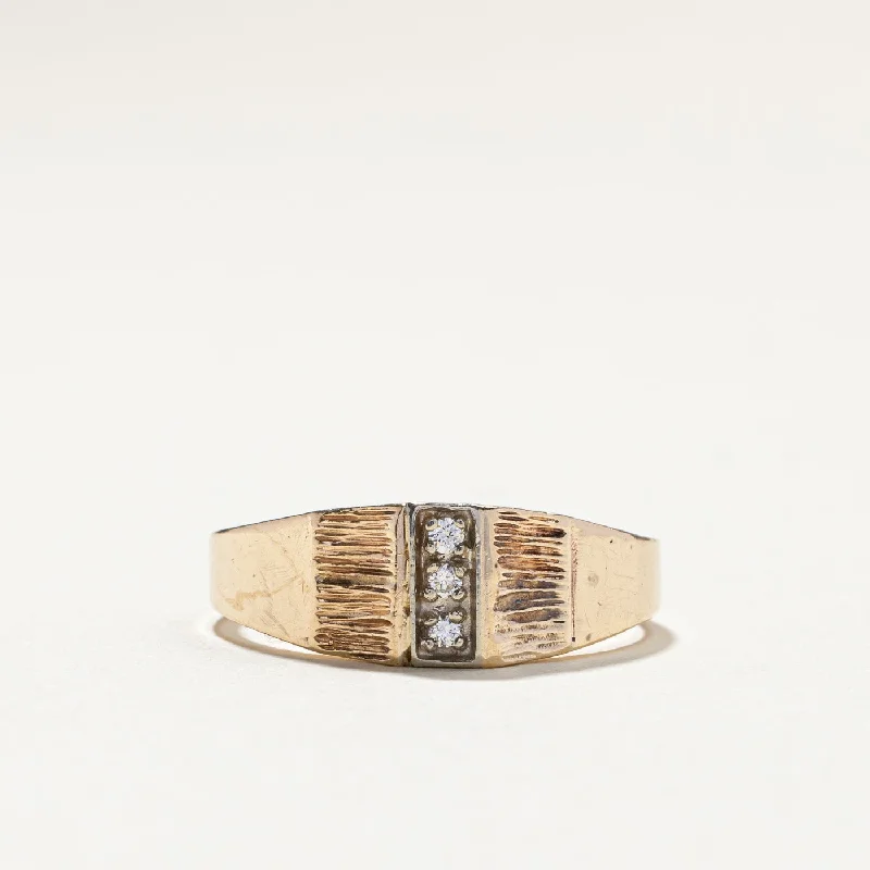 Your Dream Jewelry At Dream Prices Fashionista Sale Textured Diamond Ring | 0.04ctw | SZ 9.75 | Your Dream Jewelry At Dream Prices Fashionista Sale Textured Diamond Ring | 0.04ctw | SZ 9.75 |