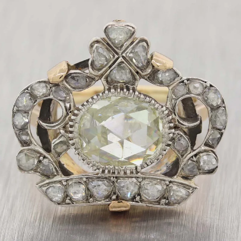Get Your Favorite Jewelry At The Best Price Urban Elegance Deals 1850s Imperial Russian Sterling Silver 14k Yellow Gold Rose Cut Diamond Ring Get Your Favorite Jewelry At The Best Price Urban Elegance Deals 1850s Imperial Russian Sterling Silver 14k Yellow Gold Rose Cut Diamond Ring