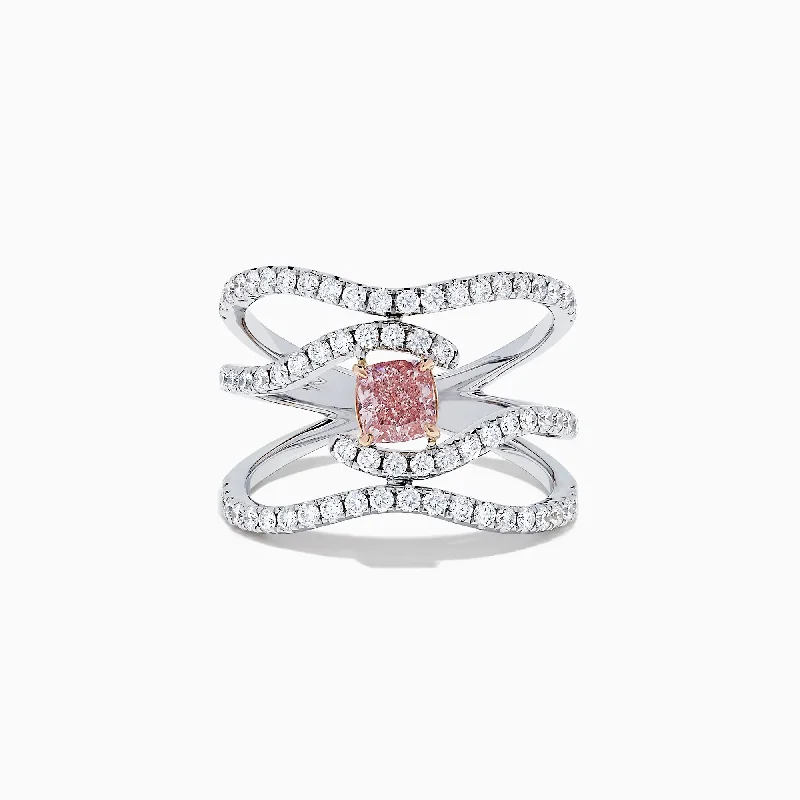Trending Jewelry Now At Unbeatable Prices Hot Brand Discounts 18K Gold White and GIA Certified Pinkish-Brown Diamond Ring, 1.29 TCW Trending Jewelry Now At Unbeatable Prices Hot Brand Discounts 18K Gold White and GIA Certified Pinkish-Brown Diamond Ring, 1.29 TCW