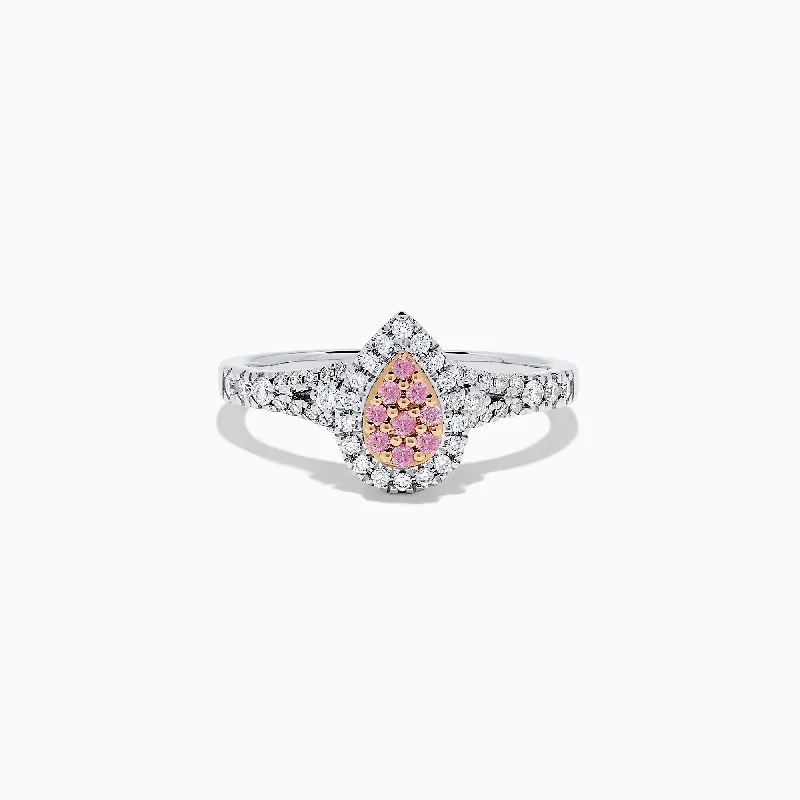 Seasonal Jewelry Clearance – Best Styles At The Lowest Prices Clearance Sale, All Cheap 18K Two Tone Gold Pink and White Diamond Ring, 0.35 TCW Seasonal Jewelry Clearance – Best Styles At The Lowest Prices Clearance Sale, All Cheap 18K Two Tone Gold Pink and White Diamond Ring, 0.35 TCW