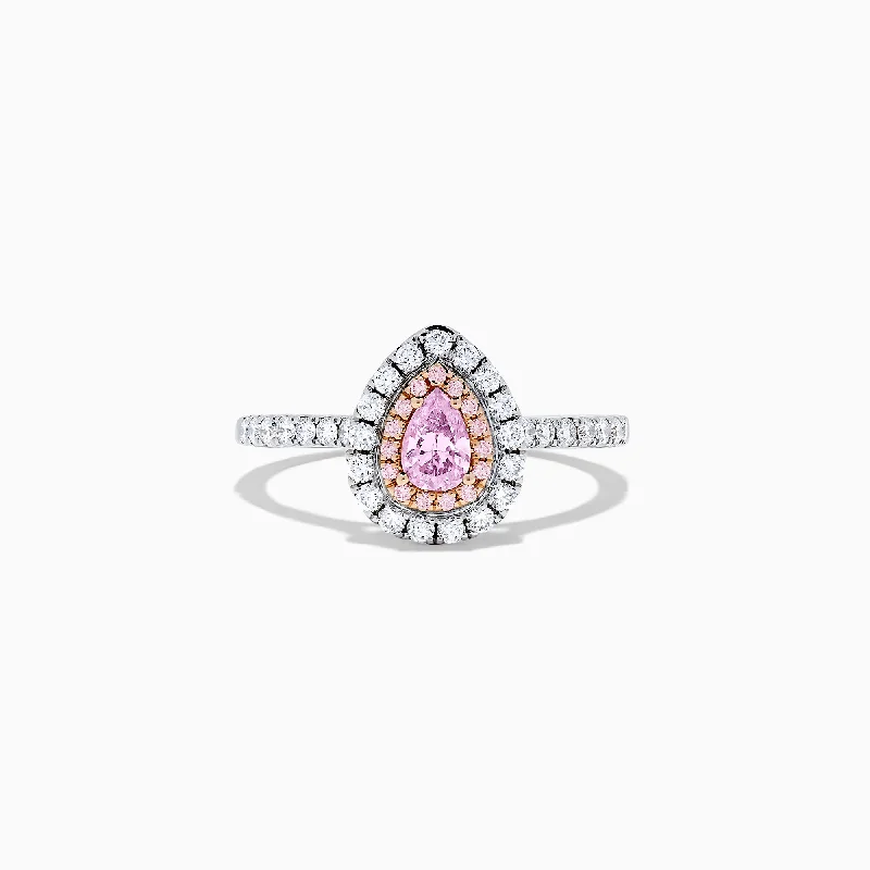 Last Chance To Shop High-End Jewelry At Markdown Prices Crazy Discounts, Hurry Up 18K Two Tone Gold White and GIA Certified Pink Diamond Ring, 0.71 TCW Last Chance To Shop High-End Jewelry At Markdown Prices Crazy Discounts, Hurry Up 18K Two Tone Gold White and GIA Certified Pink Diamond Ring, 0.71 TCW