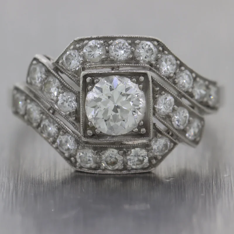 Affordable Glamour – Premium Jewelry At Special Prices Stylish Savings 1930's Antique Art Deco Platinum 1ctw Diamond Ring Affordable Glamour – Premium Jewelry At Special Prices Stylish Savings 1930's Antique Art Deco Platinum 1ctw Diamond Ring