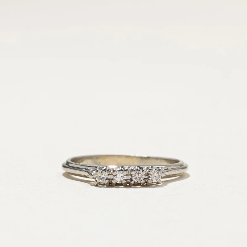 Exclusive Jewelry Markdowns – Limited-Time Offer Classic Chic Deals Four Stone Diamond Ring | 0.08ctw | SZ 6.25 | Exclusive Jewelry Markdowns – Limited-Time Offer Classic Chic Deals Four Stone Diamond Ring | 0.08ctw | SZ 6.25 |