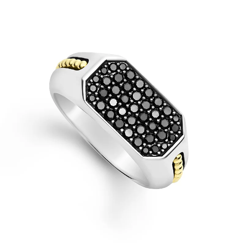 Gorgeous Jewelry, Limited-Time Savings Stylish Deals Anthem Two-Tone Octagon Black Diamond Ring Gorgeous Jewelry, Limited-Time Savings Stylish Deals Anthem Two-Tone Octagon Black Diamond Ring