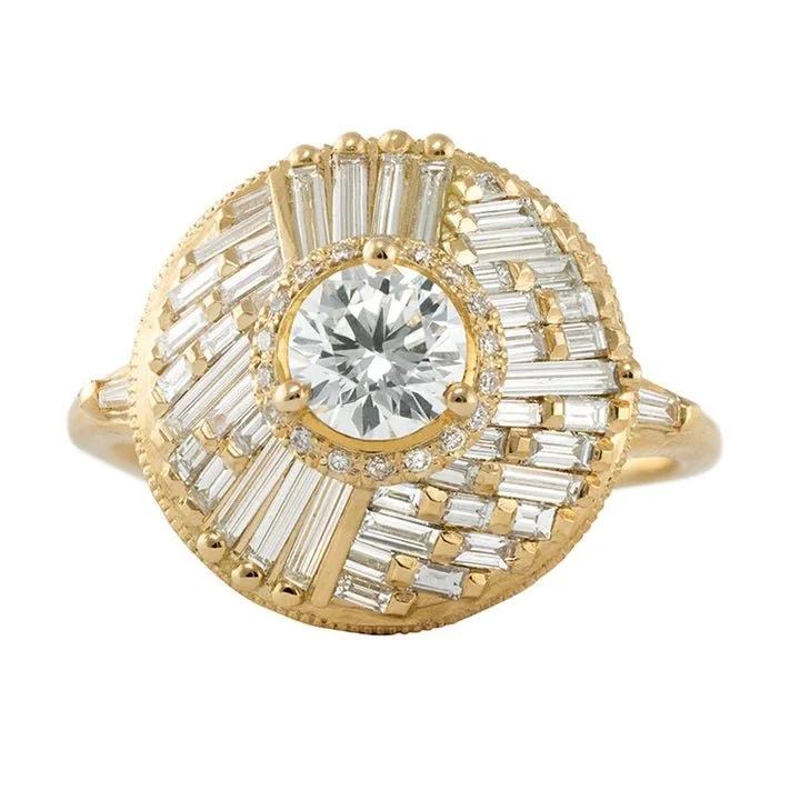 Holiday Jewelry Sale – Perfect Gifts At Great Prices Premium Style ORDER ONLY: 18K Gold Circular "Halo" Diamond Ring Holiday Jewelry Sale – Perfect Gifts At Great Prices Premium Style ORDER ONLY: 18K Gold Circular "Halo" Diamond Ring