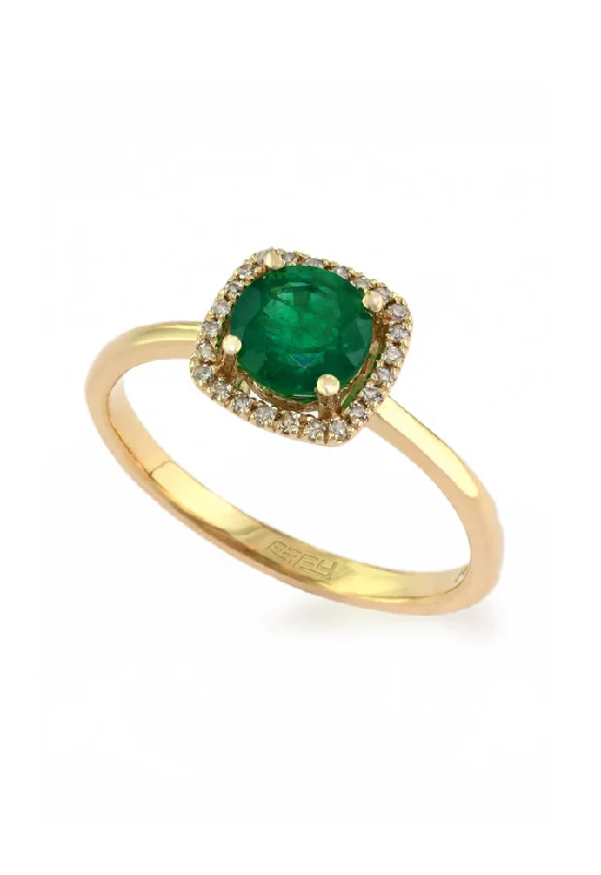 Holiday Jewelry Sale – Perfect Gifts At Great Prices End Of Season Sale Brasilica Yellow Gold Emerald & Diamond Ring, .88 TCW Holiday Jewelry Sale – Perfect Gifts At Great Prices End Of Season Sale Brasilica Yellow Gold Emerald & Diamond Ring, .88 TCW