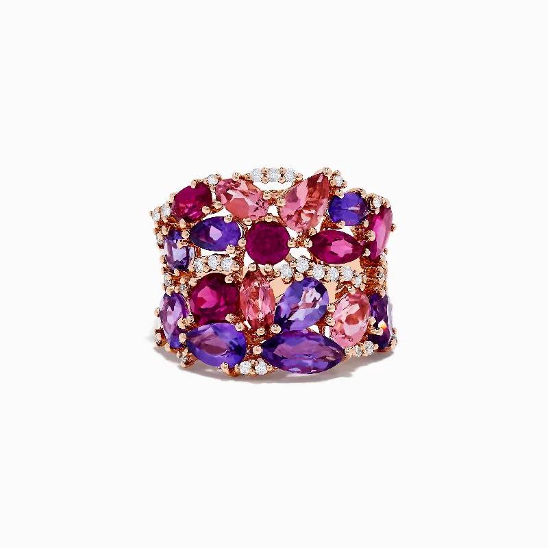 Flash Sale On Stunning Jewelry – Don't Miss Out Classic Chic Deals 14K Rose Gold Multi-Stone and Diamond Ring Flash Sale On Stunning Jewelry – Don't Miss Out Classic Chic Deals 14K Rose Gold Multi-Stone and Diamond Ring