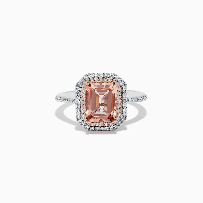 Last Chance To Grab Your Favorite Jewelry At A Discount Vintage-Modern Style Offers 14K Two-Tone Gold Morganite and Diamond Ring Last Chance To Grab Your Favorite Jewelry At A Discount Vintage-Modern Style Offers 14K Two-Tone Gold Morganite and Diamond Ring