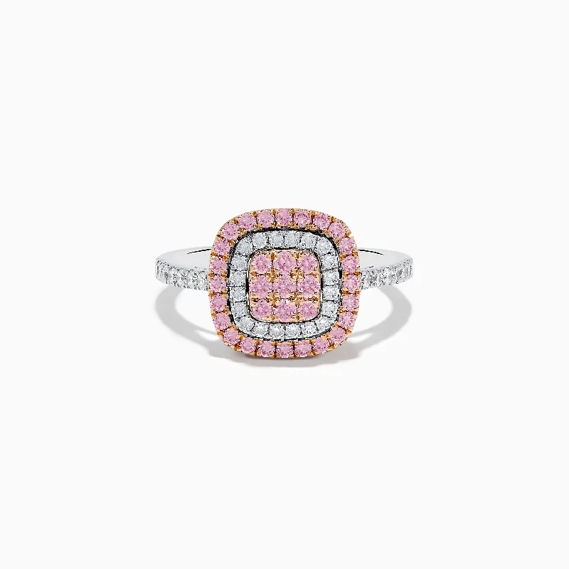 Chic And Stylish Jewelry At Exclusive Prices Flirty Fashion Discounts 14K Two-Tone Pink and White Diamond Ring Chic And Stylish Jewelry At Exclusive Prices Flirty Fashion Discounts 14K Two-Tone Pink and White Diamond Ring