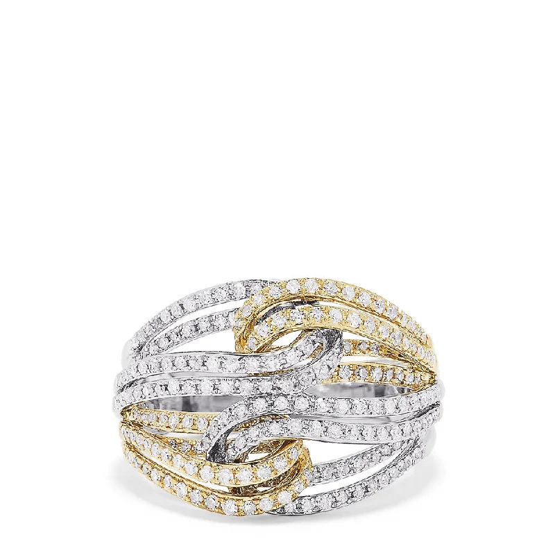 Shop Fine Jewelry With Exclusive Savings Contemporary Casual Deals 14K White and Yellow Gold Diamond Ring, 0.79 TCW Shop Fine Jewelry With Exclusive Savings Contemporary Casual Deals 14K White and Yellow Gold Diamond Ring, 0.79 TCW