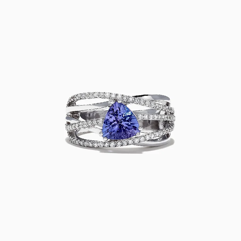 The Biggest Jewelry Sale Of The Year Is Here Inspired By You, Designed For You 14K White Gold Tanzanite and Diamond Ring, 1.97 TCW The Biggest Jewelry Sale Of The Year Is Here Inspired By You, Designed For You 14K White Gold Tanzanite and Diamond Ring, 1.97 TCW