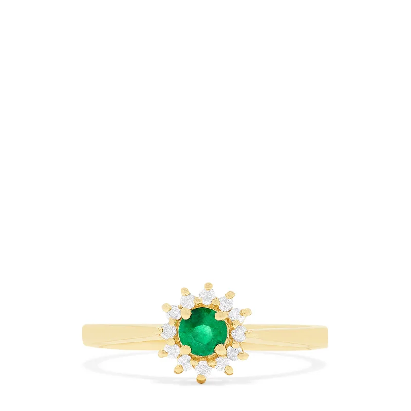 Don't Miss Out On Jaw-Dropping Jewelry Discounts Shop The Hottest Deals 14K Yellow Gold Emerald and Diamond Ring, 0.36 TCW Don't Miss Out On Jaw-Dropping Jewelry Discounts Shop The Hottest Deals 14K Yellow Gold Emerald and Diamond Ring, 0.36 TCW